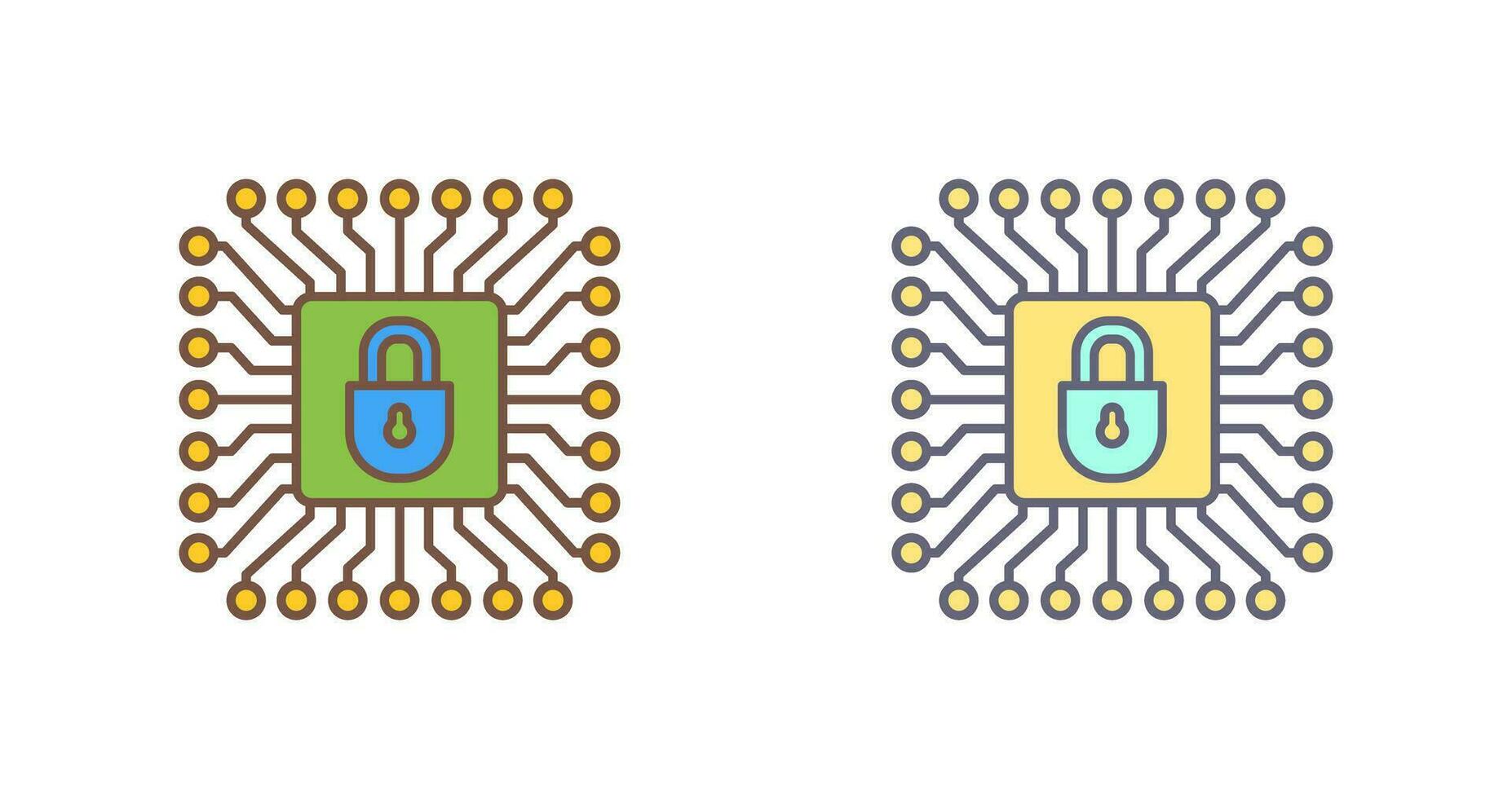 Cyber Protection Vector Icon