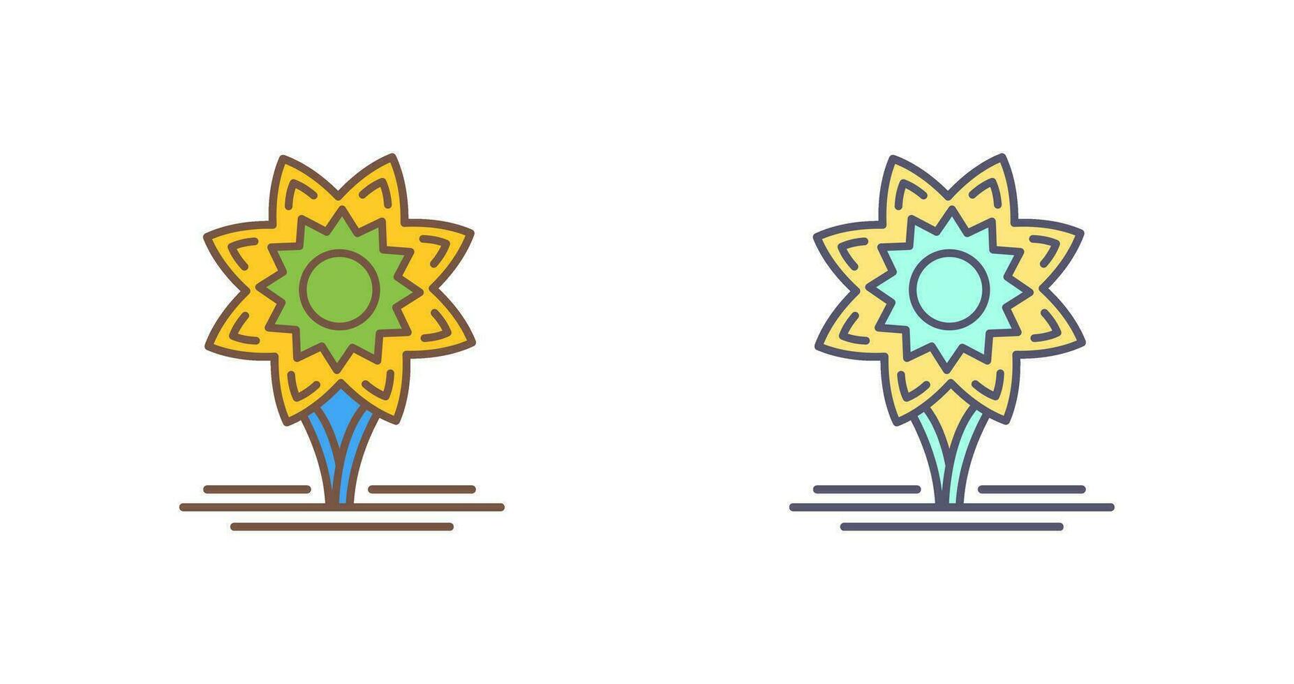 Daffodil Vector Icon