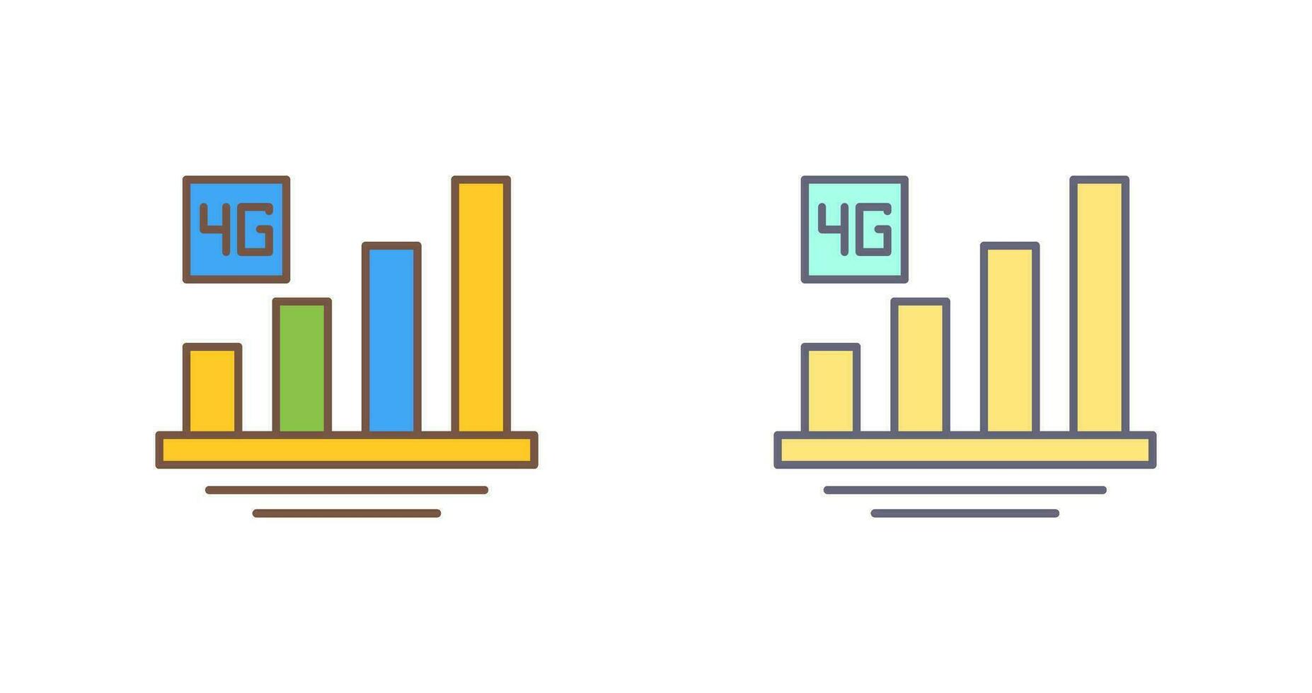 icono de vector 4g