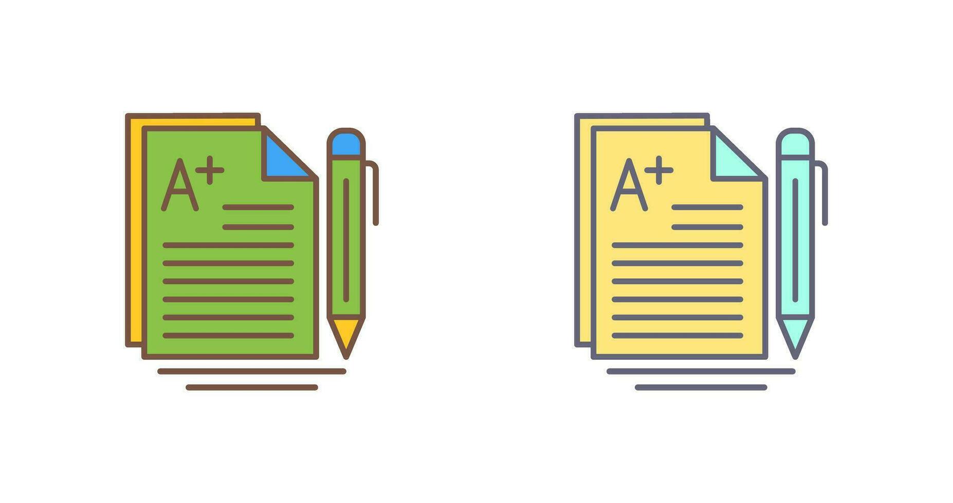 A Grade Vector Icon