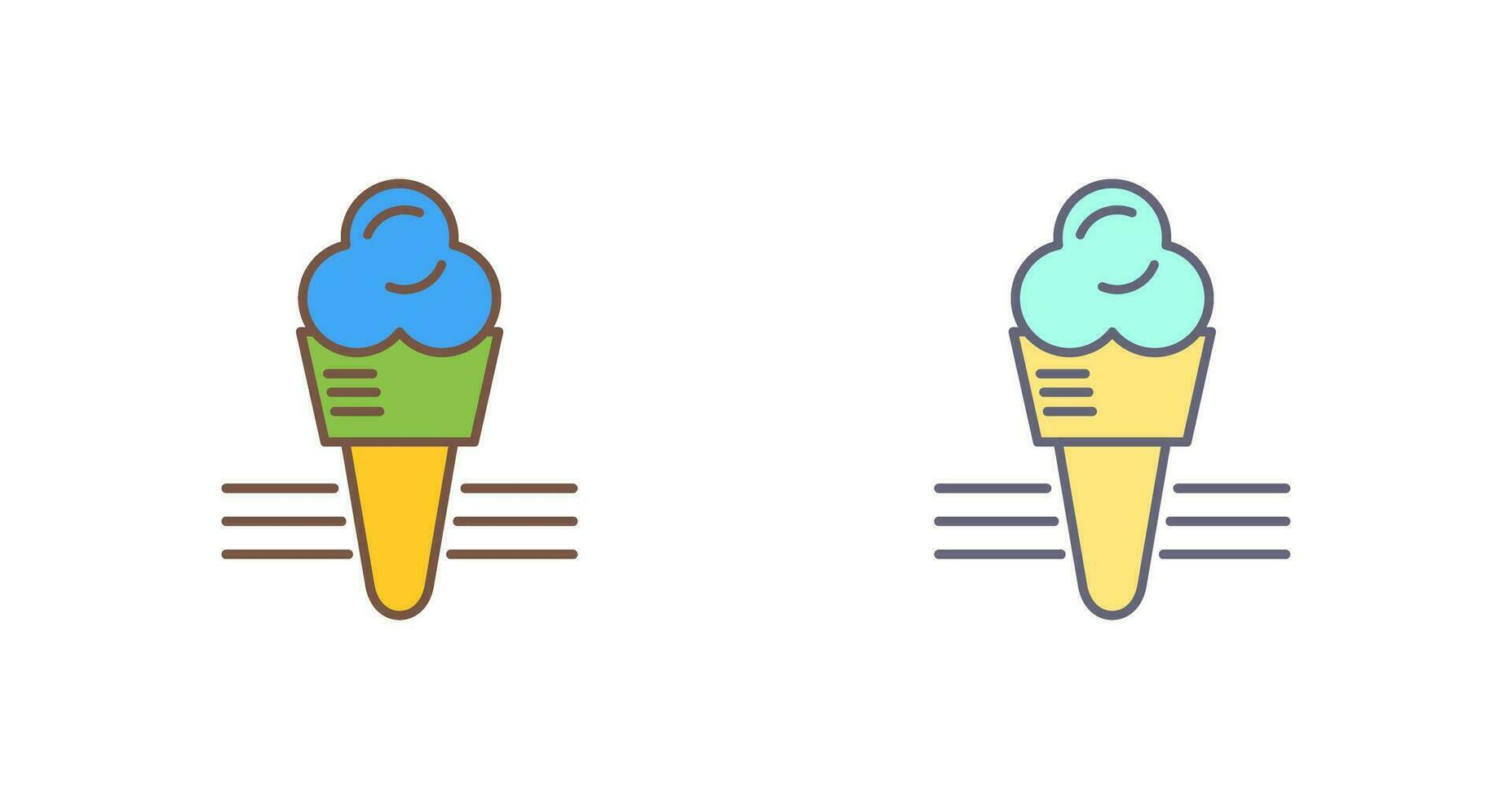 icono de vector de helado