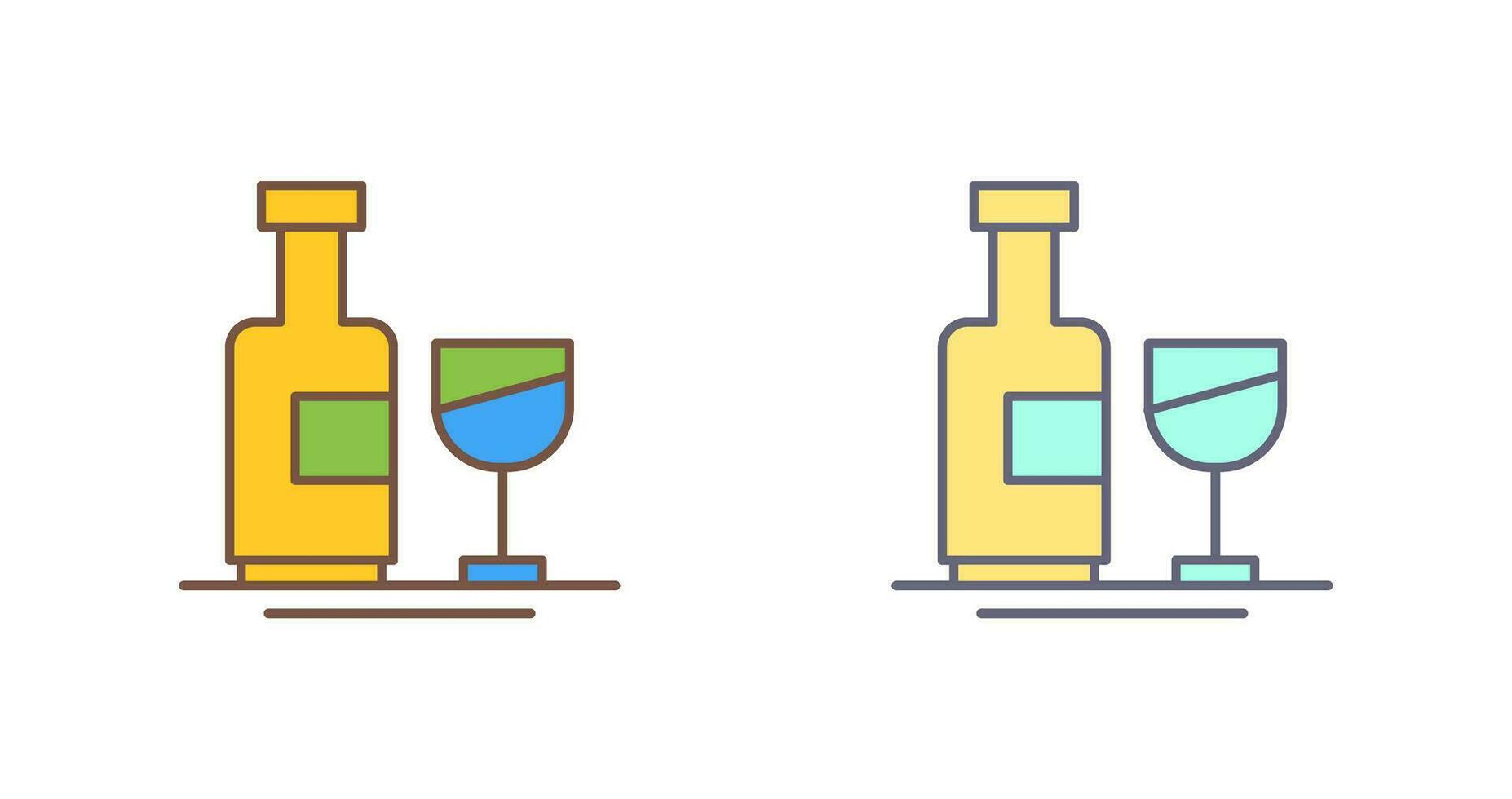 Wine Bottle Vector Icon