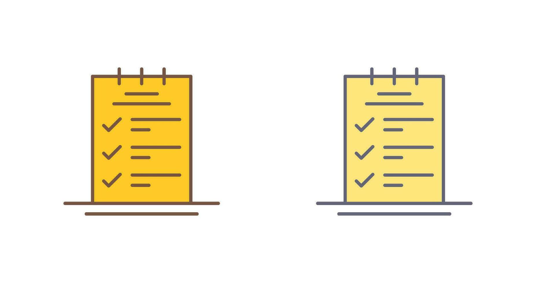 Booking CheckList Vector Icon