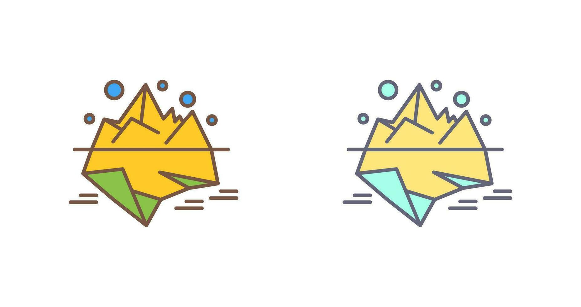 Iceberg Vector Icon