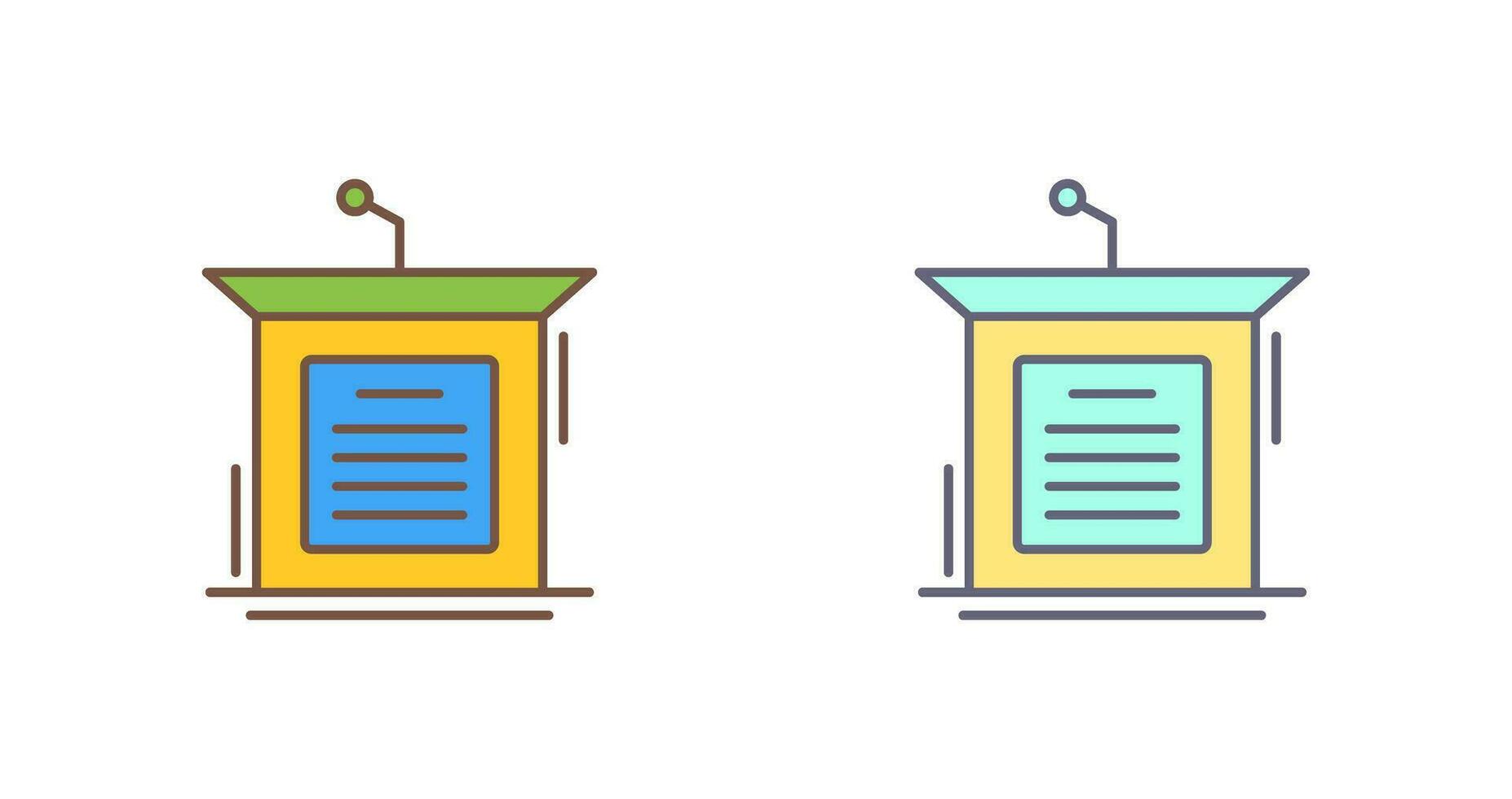 Podium Vector Icon