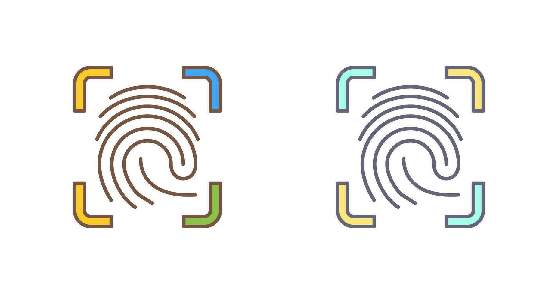 Finger Print Vector Icon