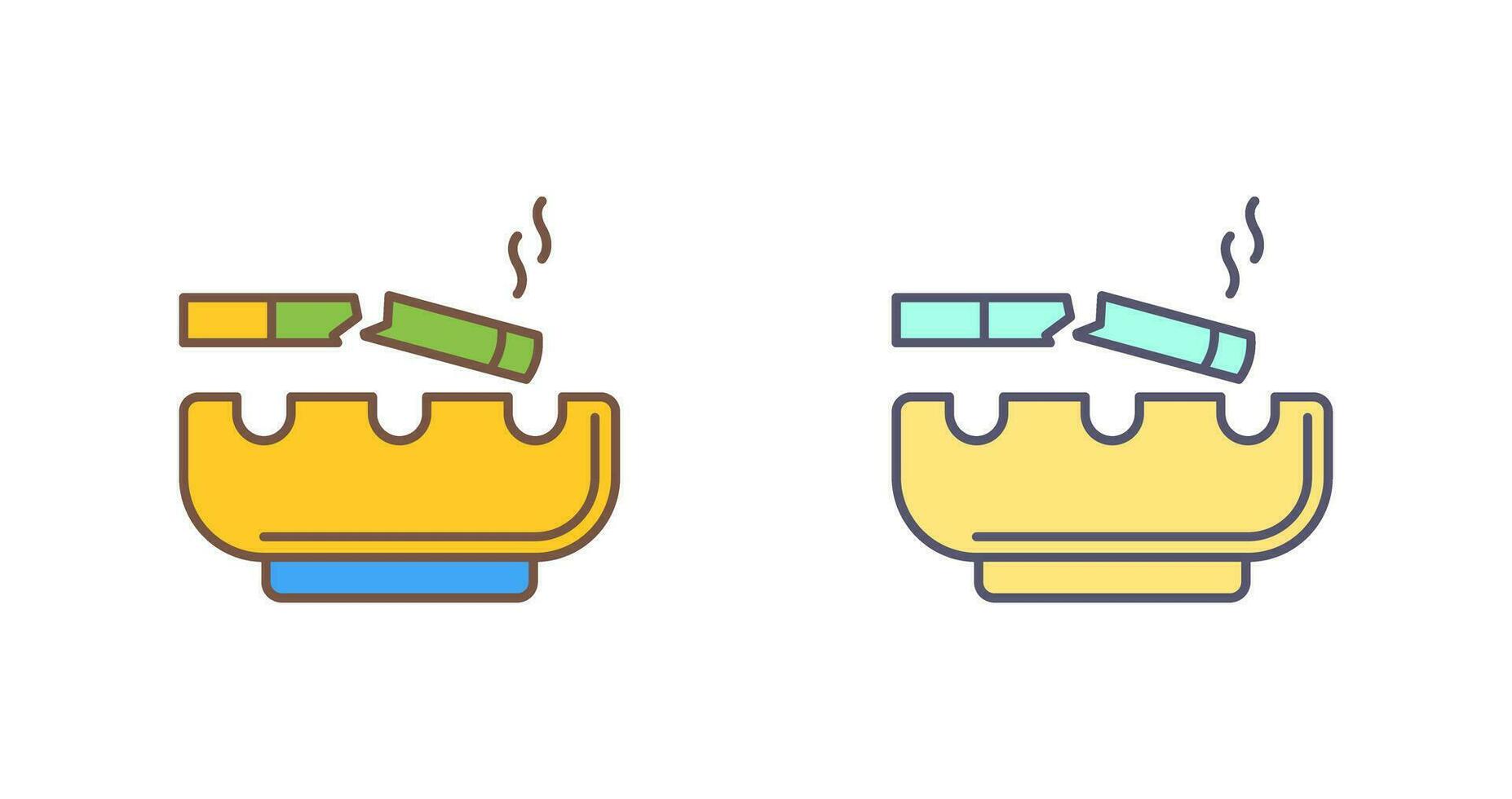 Broken Cigarette Vector Icon