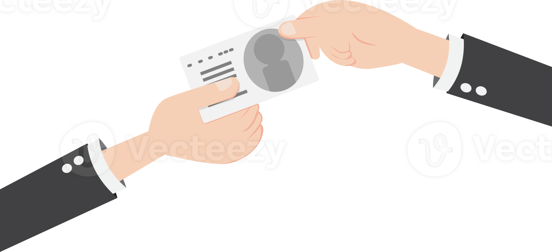Flat Hand Isolated icons Flat Color illustration Png