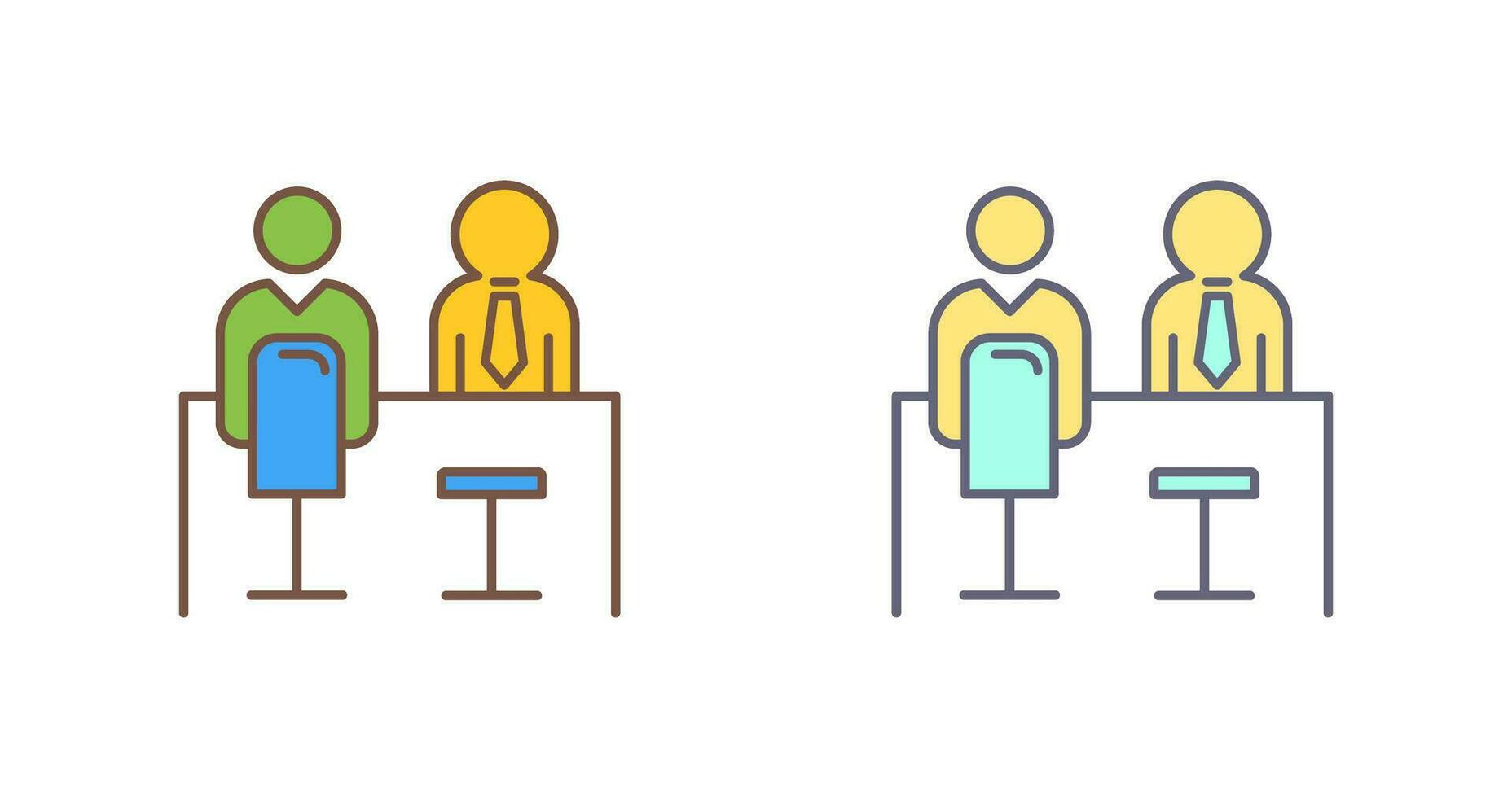Employee Interview Vector Icon