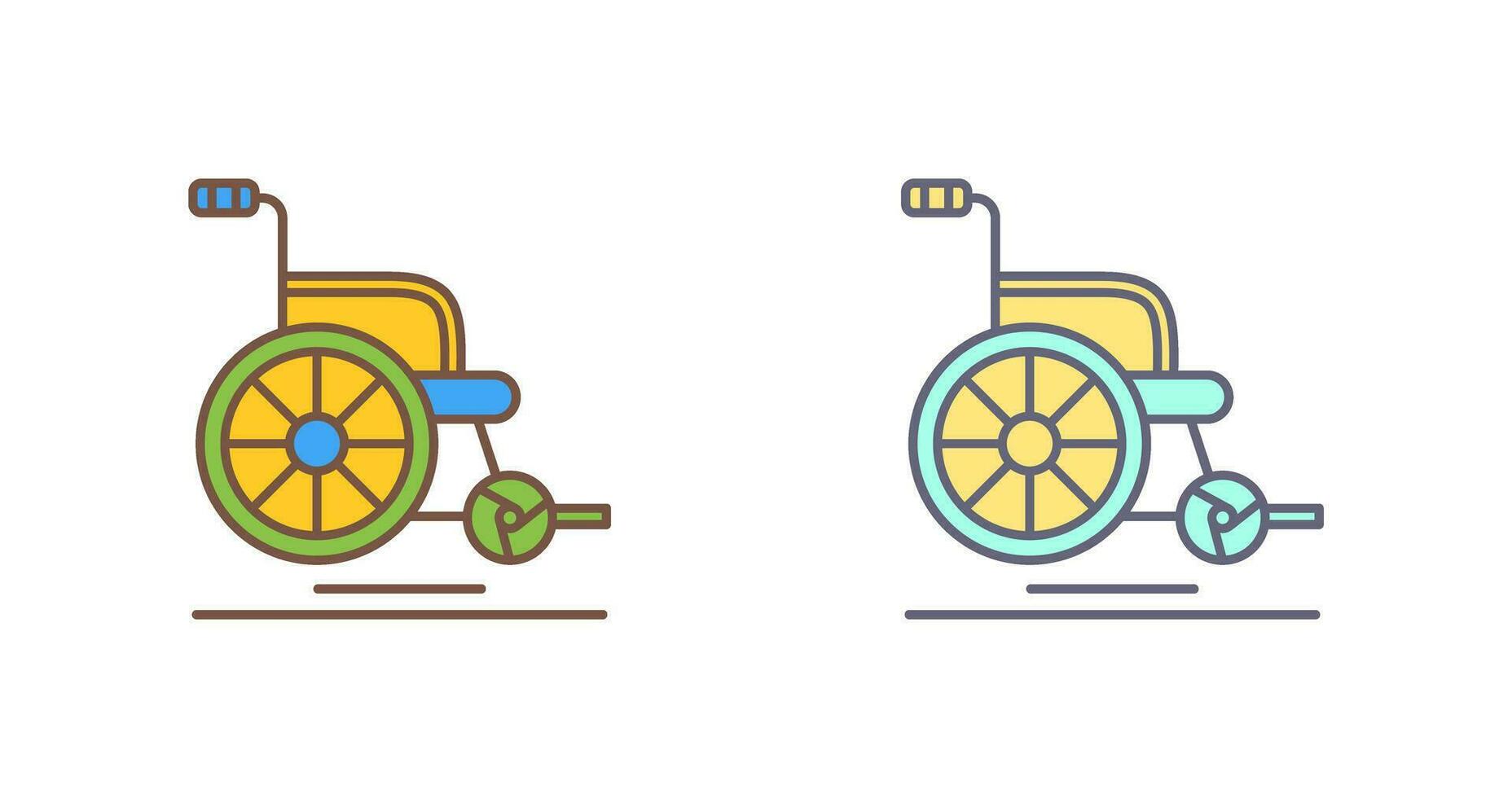 Wheel Chair Vector Icon