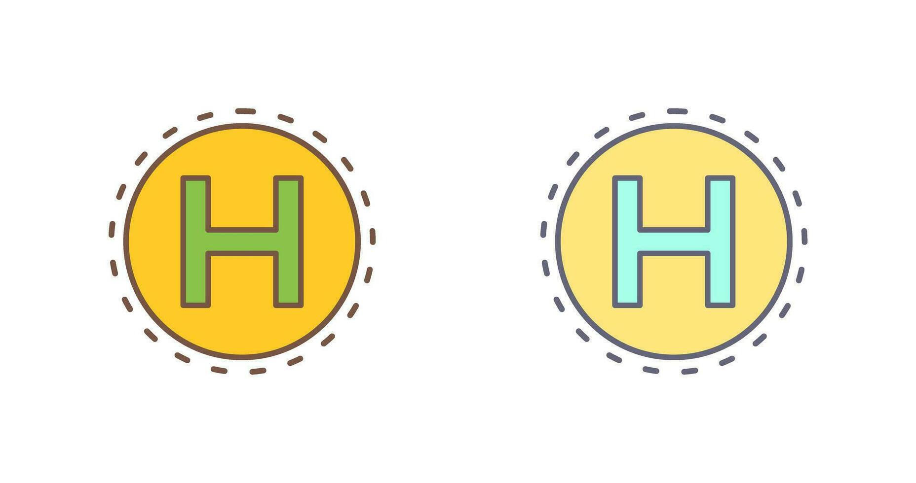 Helipad Vector Icon