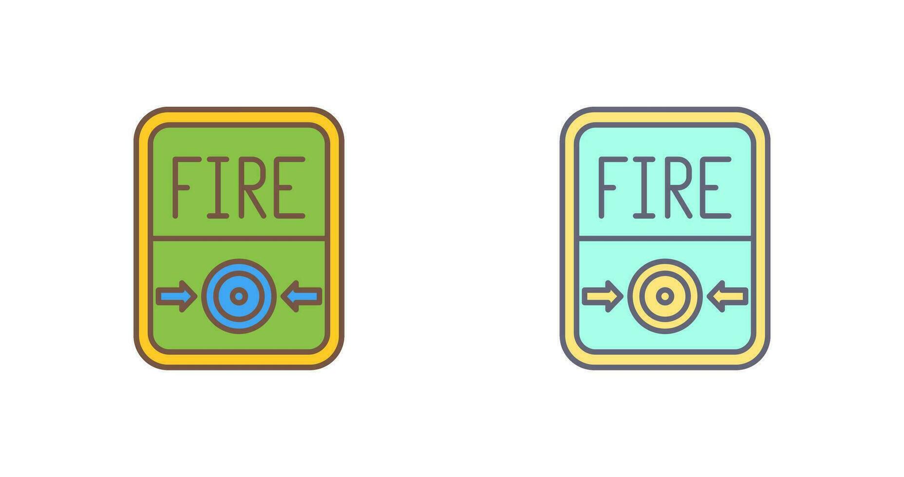 Fire Button Vector Icon