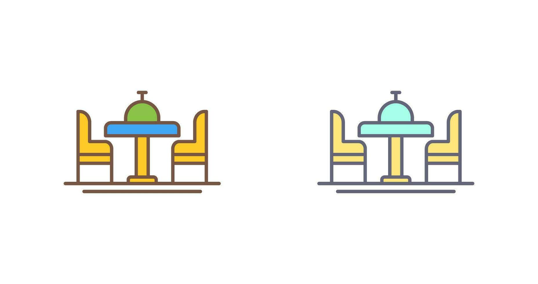 Dinning Table Vector Icon