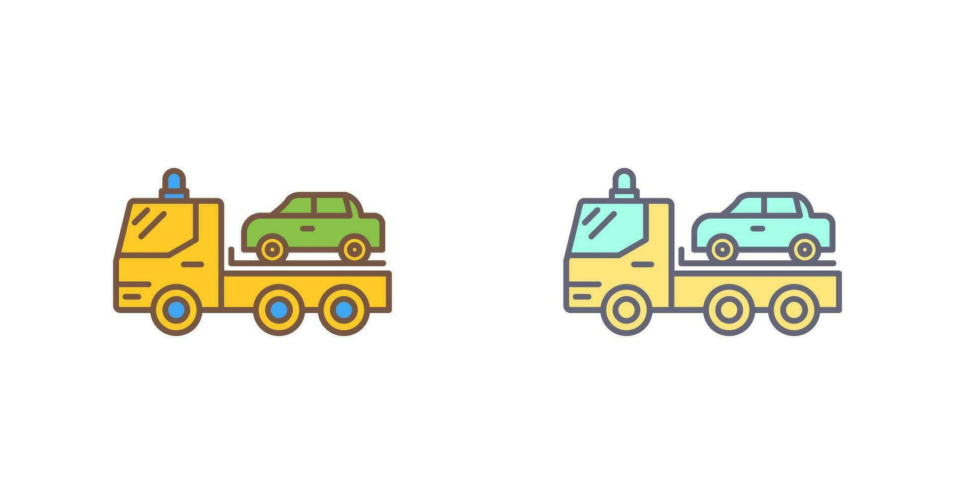 Tow Truck Vector Icon