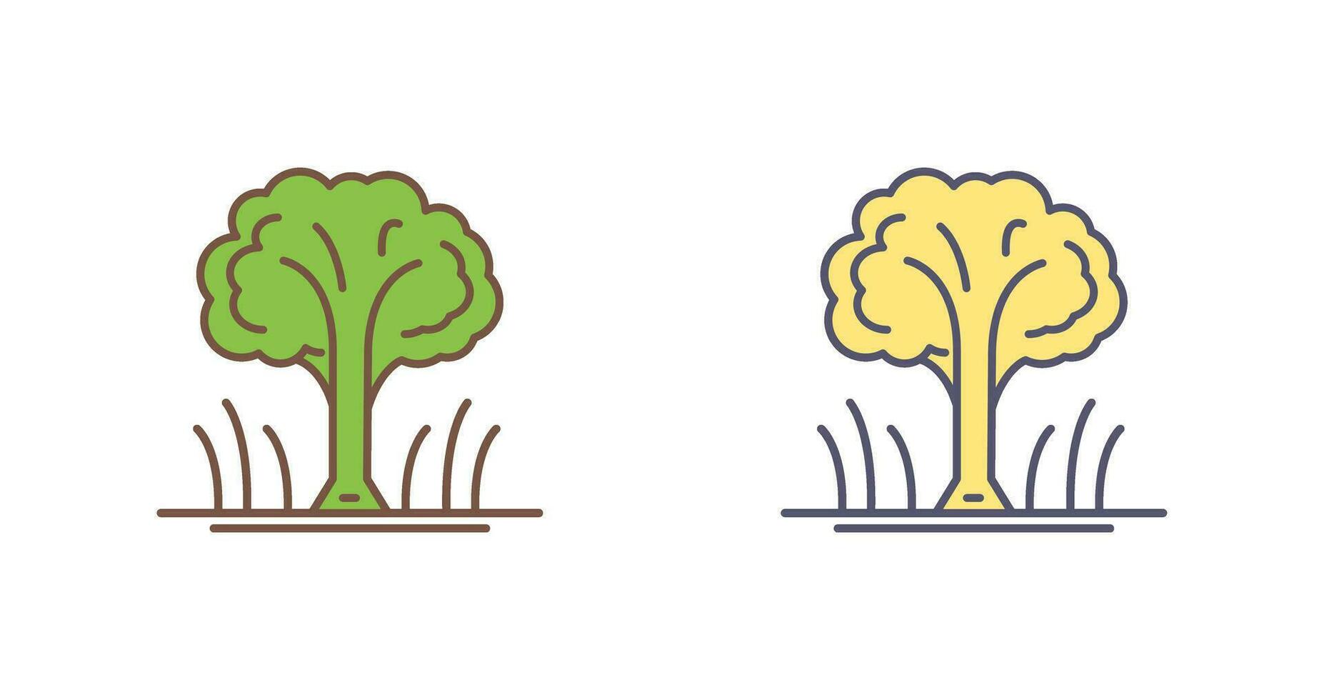 icono de vector de árbol