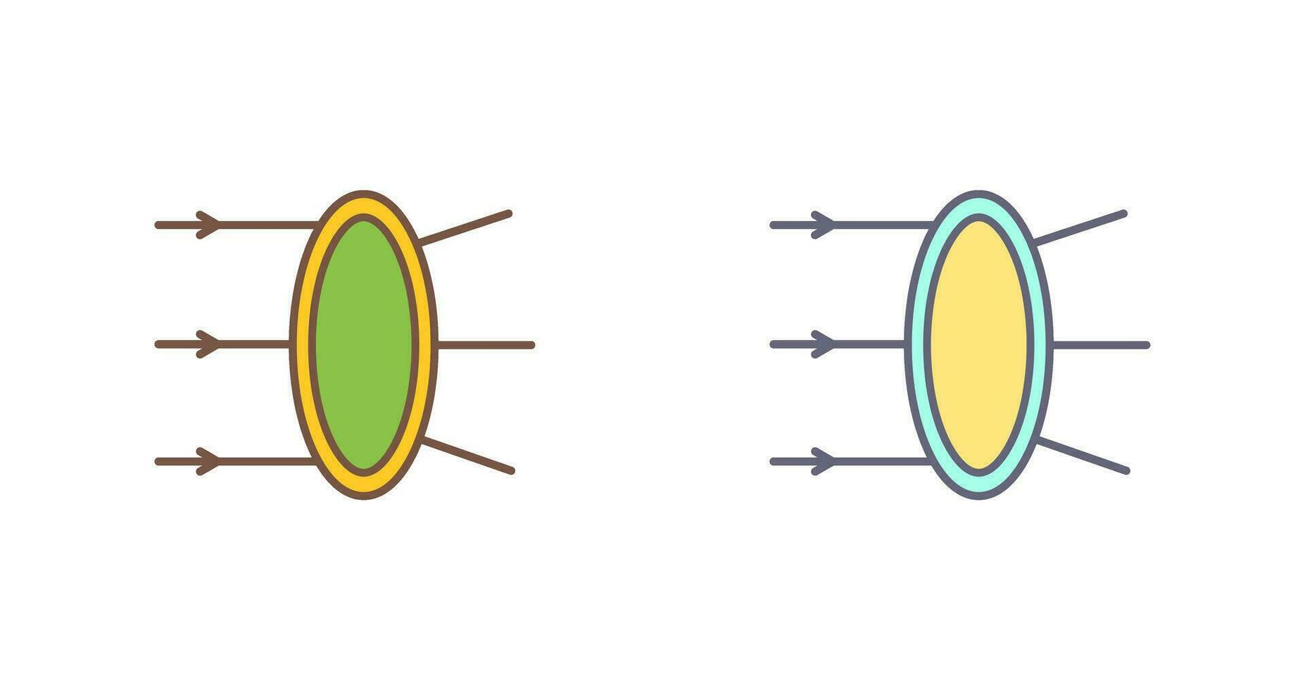 Refraction Vector Icon