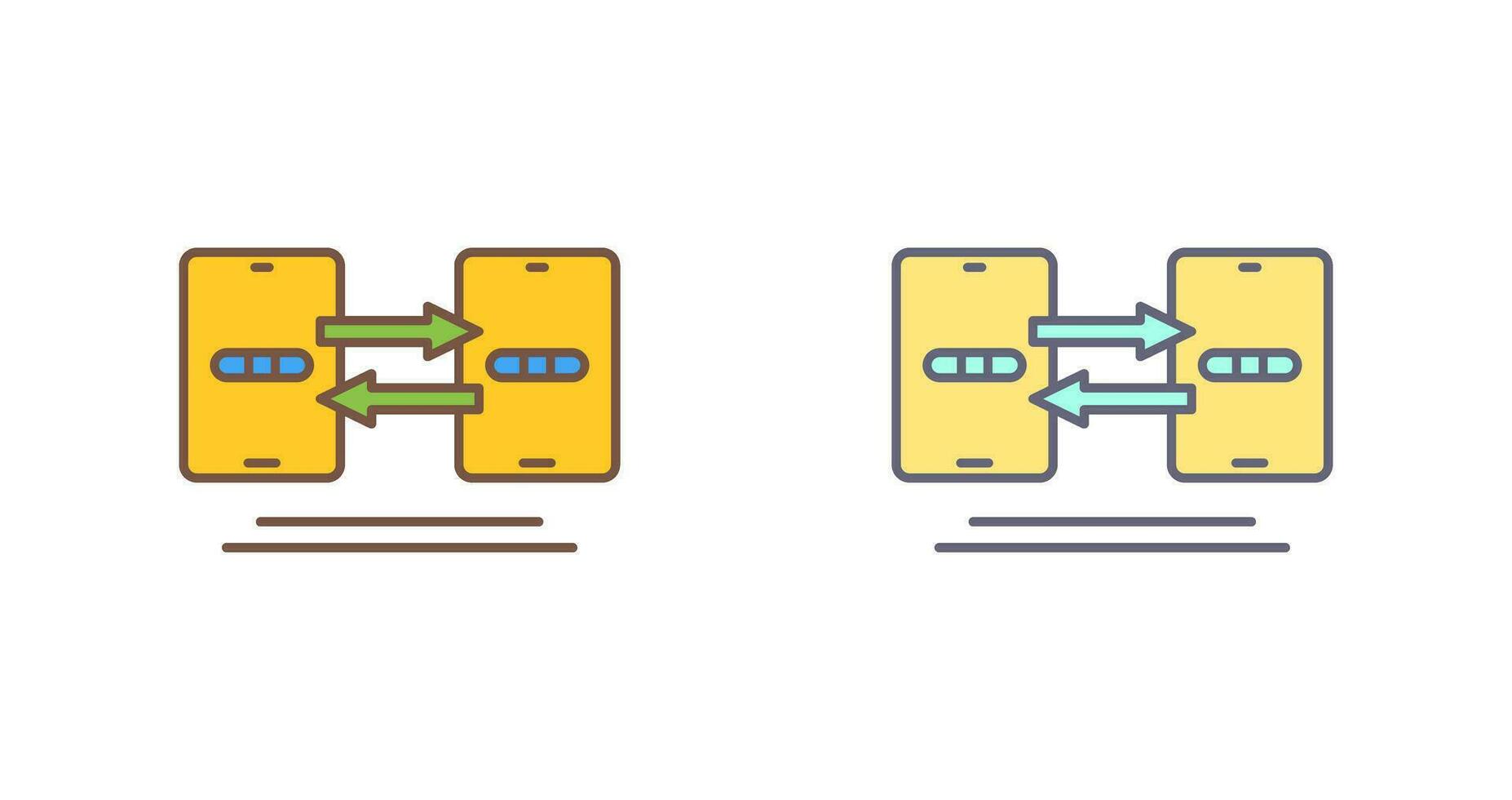 Data Synchronization Vector Icon