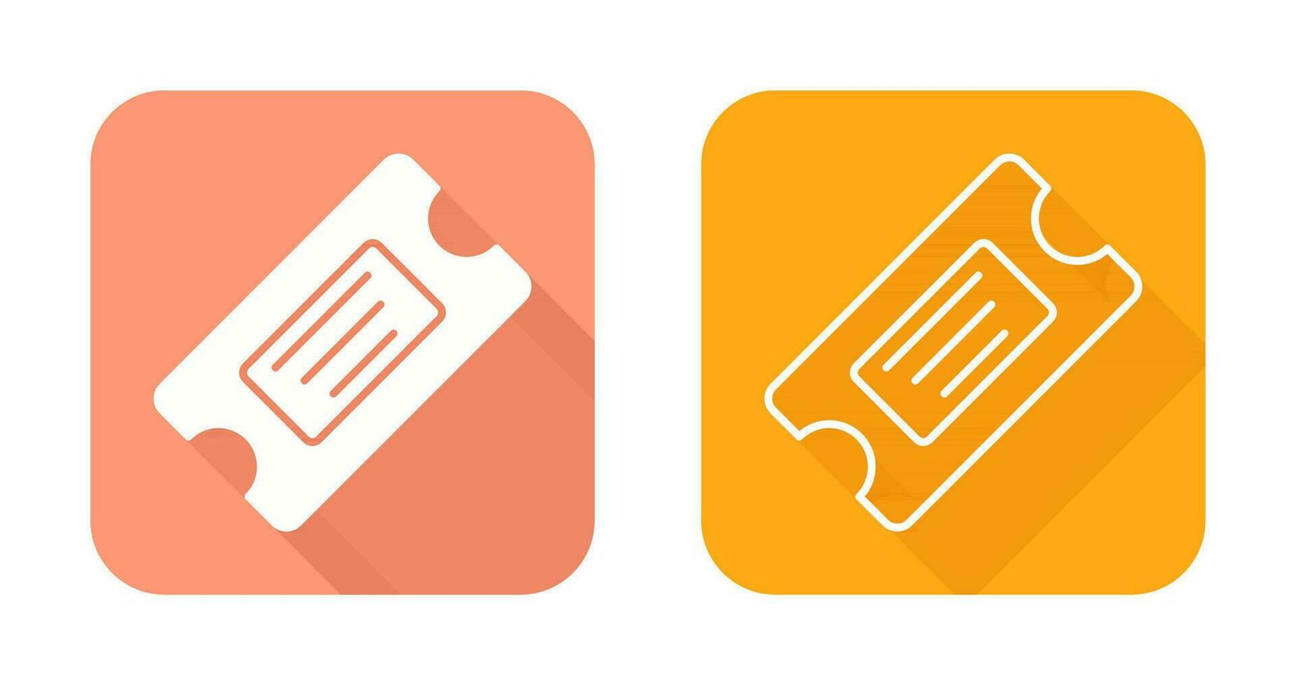 Ticket Vector Icon