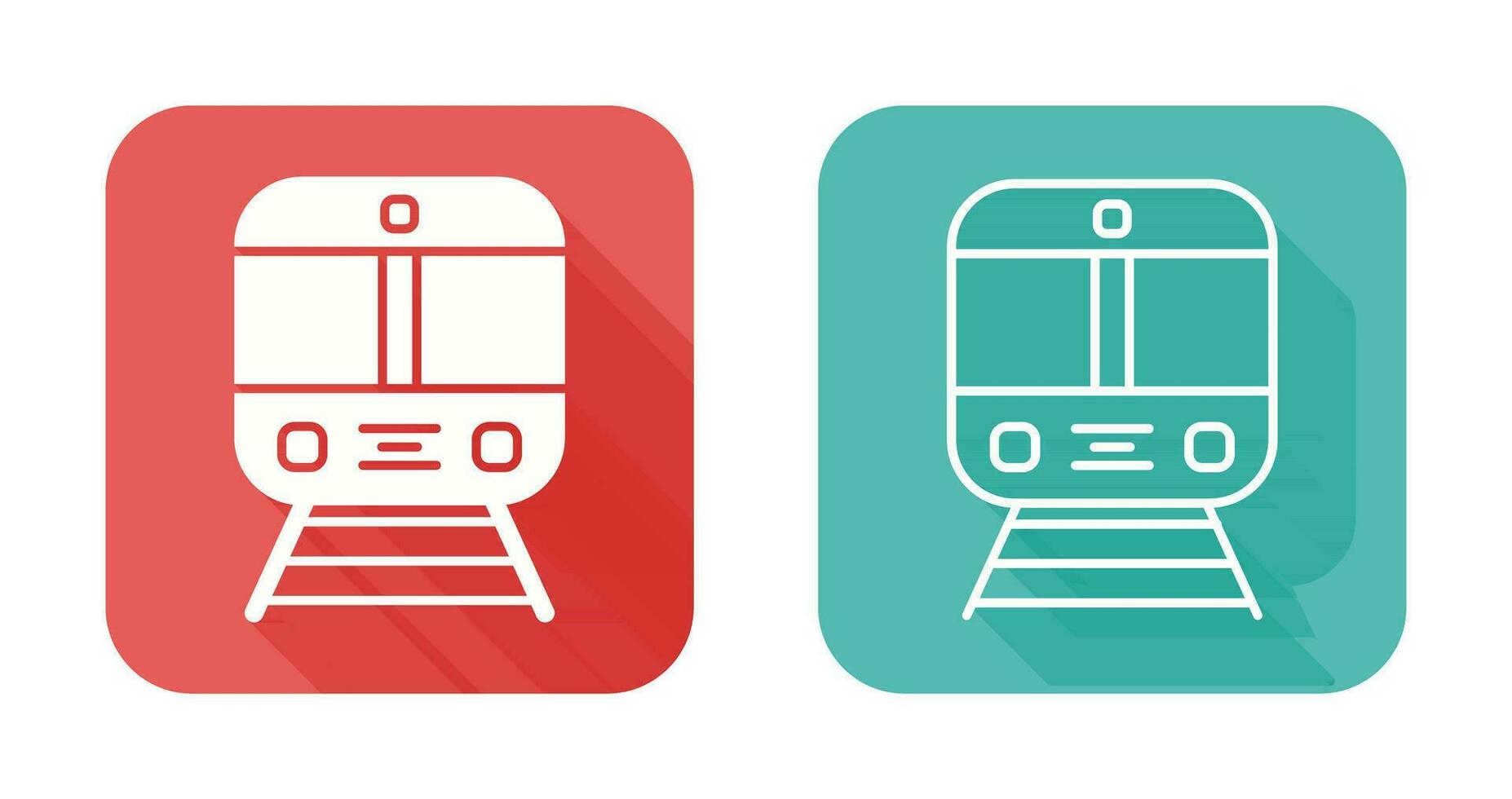 icono de vector de tren