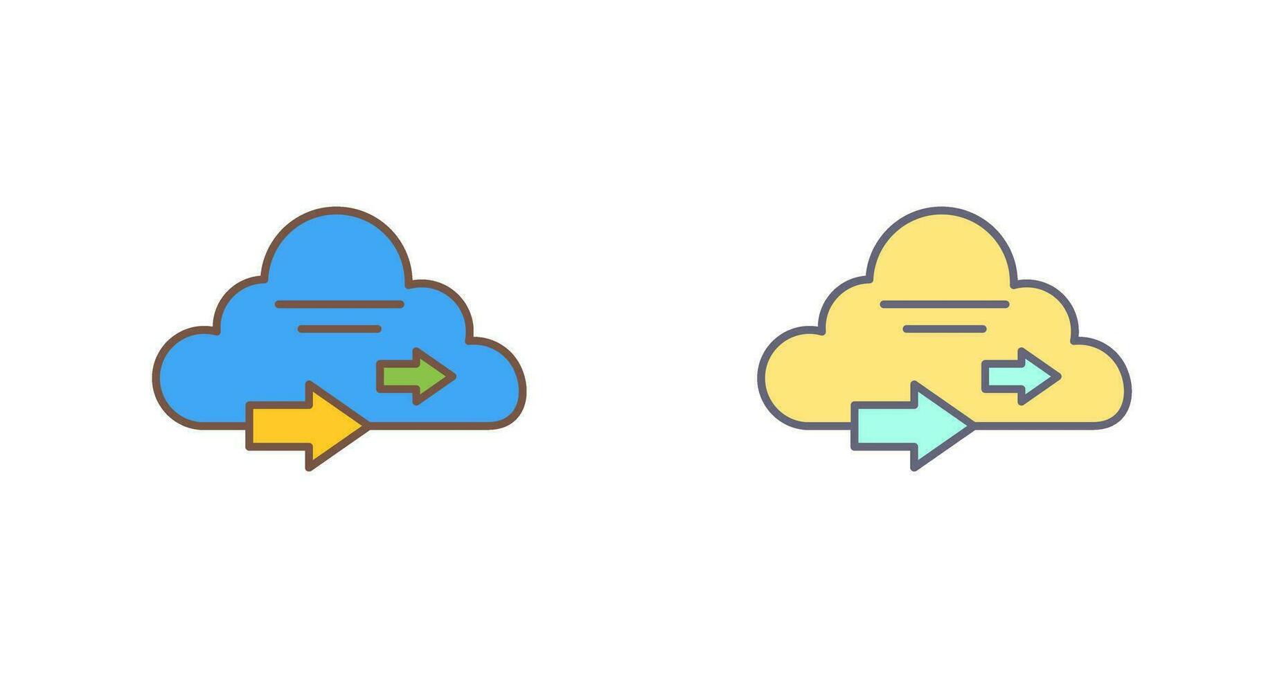 Cloud Computing Vector Icon