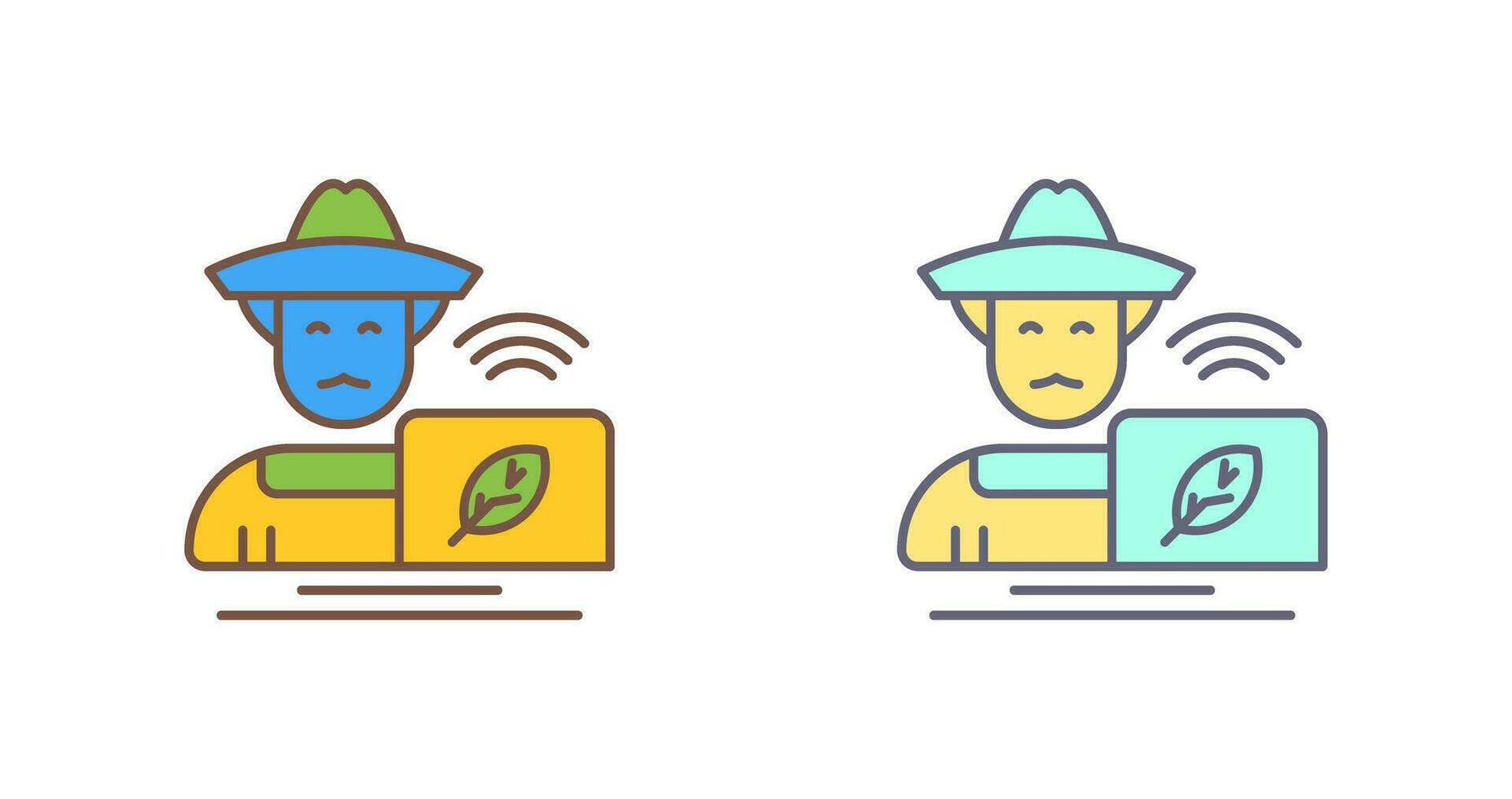Farmer Vector Icon