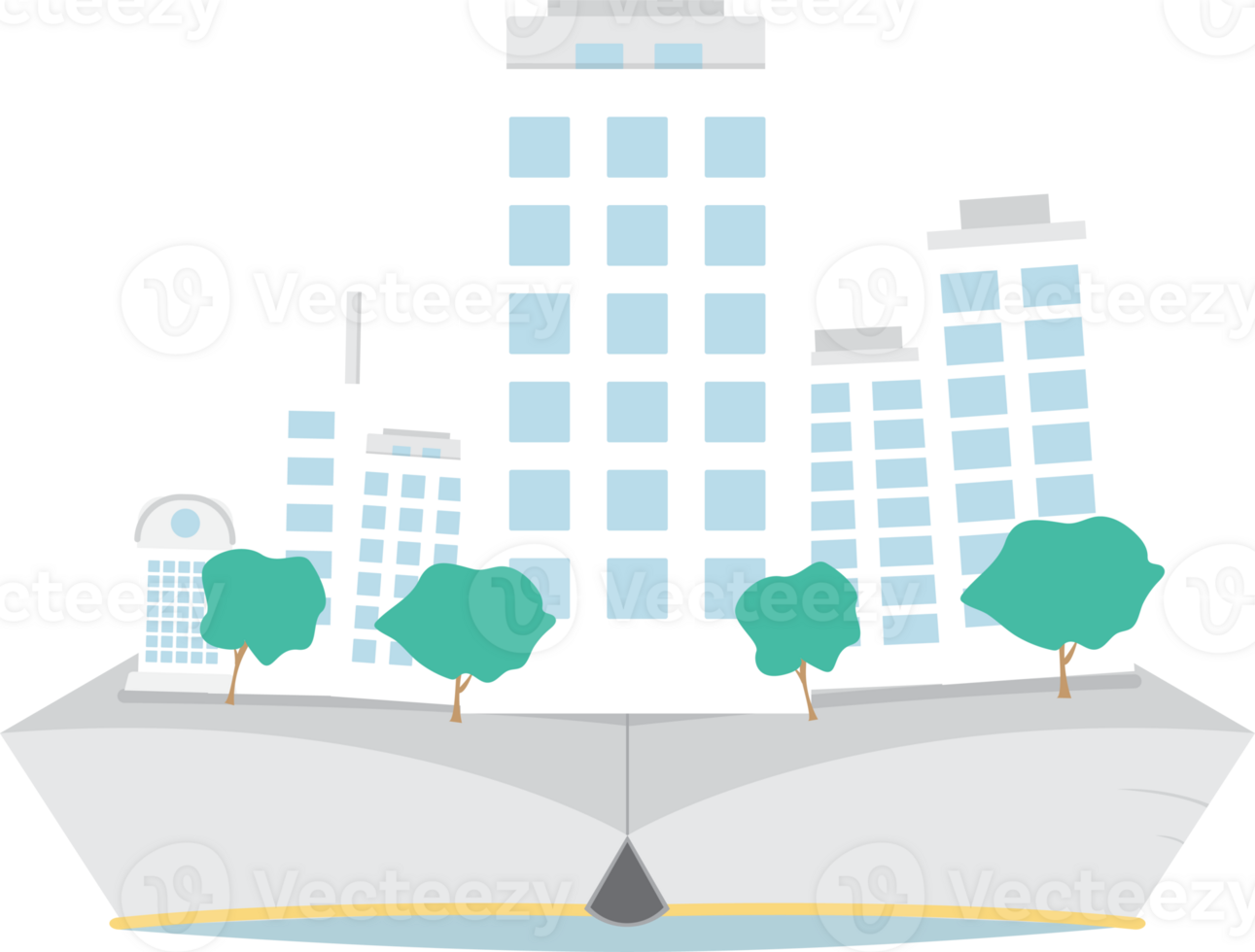 Isolated icons Flat Color illustration Png