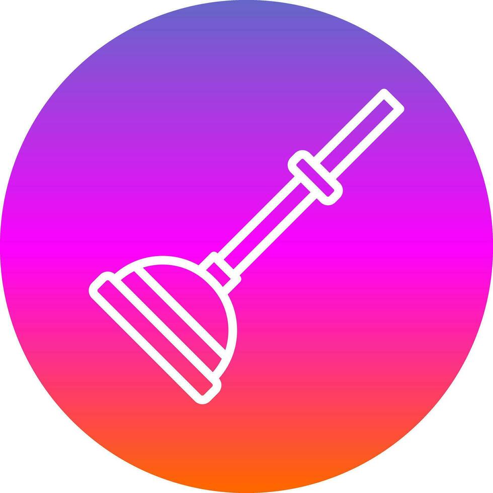 Plunger Vector Icon Design