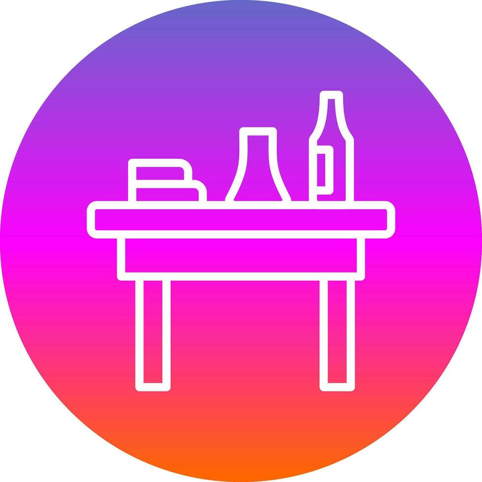 diseño de icono de vector de mesa