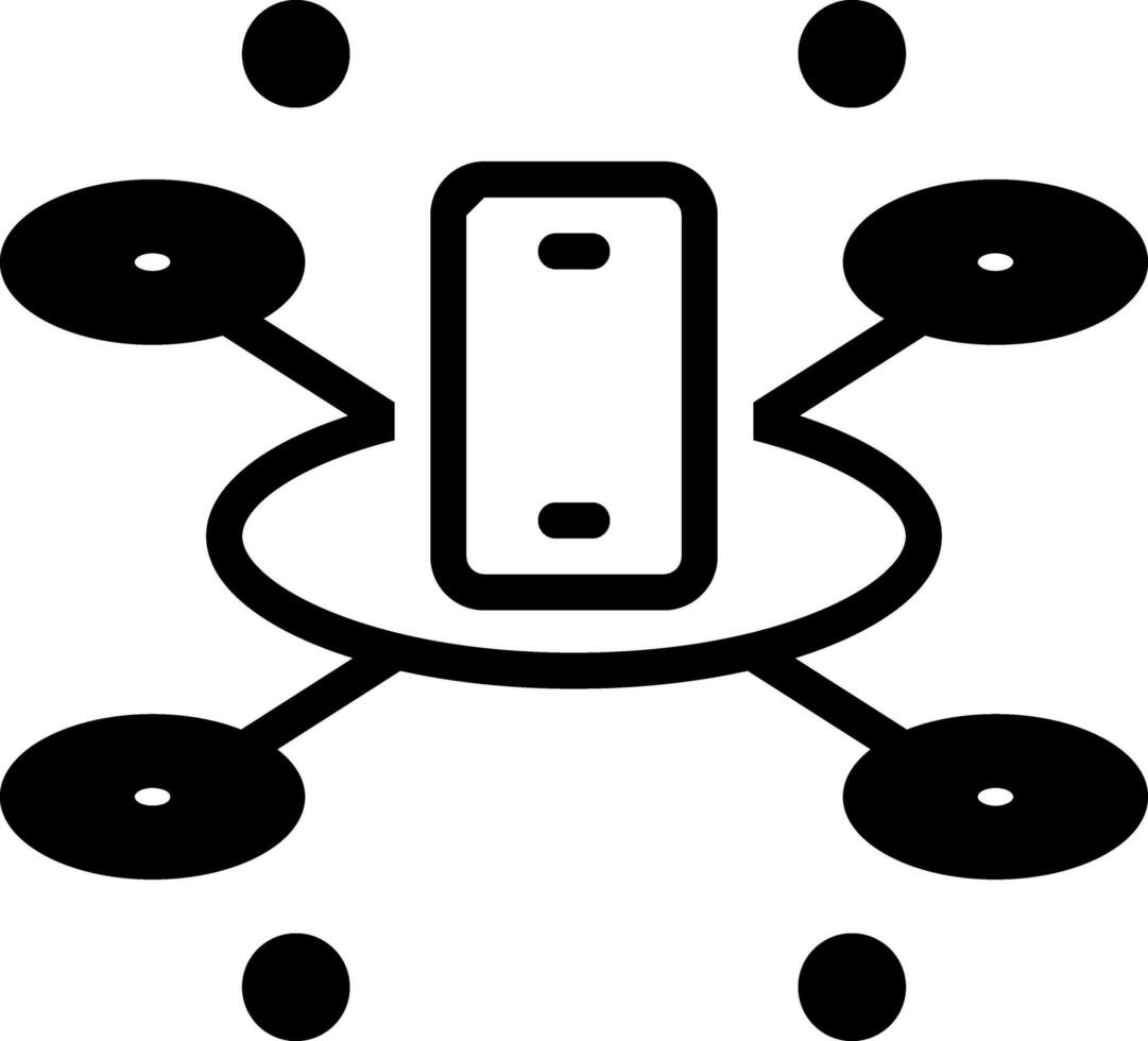 solid icon for facilitation vector