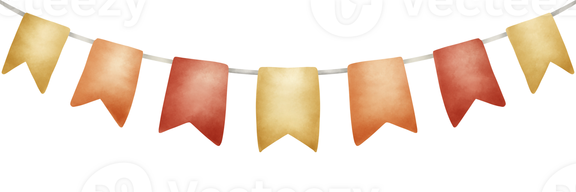 Cute party flag png