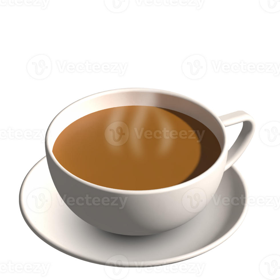 cup of coffee 3d png