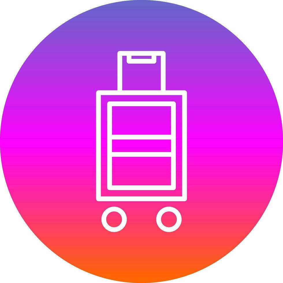 Luggage Vector Icon Design
