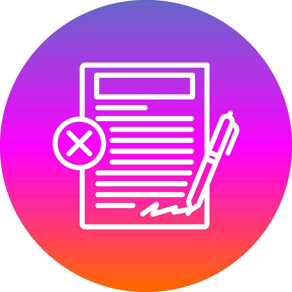 Disagreement Vector Icon Design