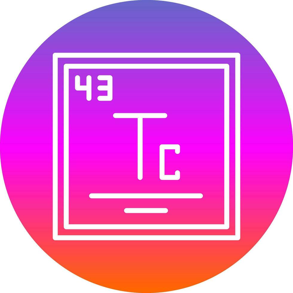 Technetium Vector Icon Design