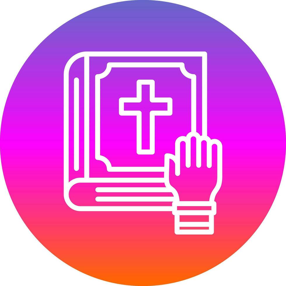 Oath Vector Icon Design