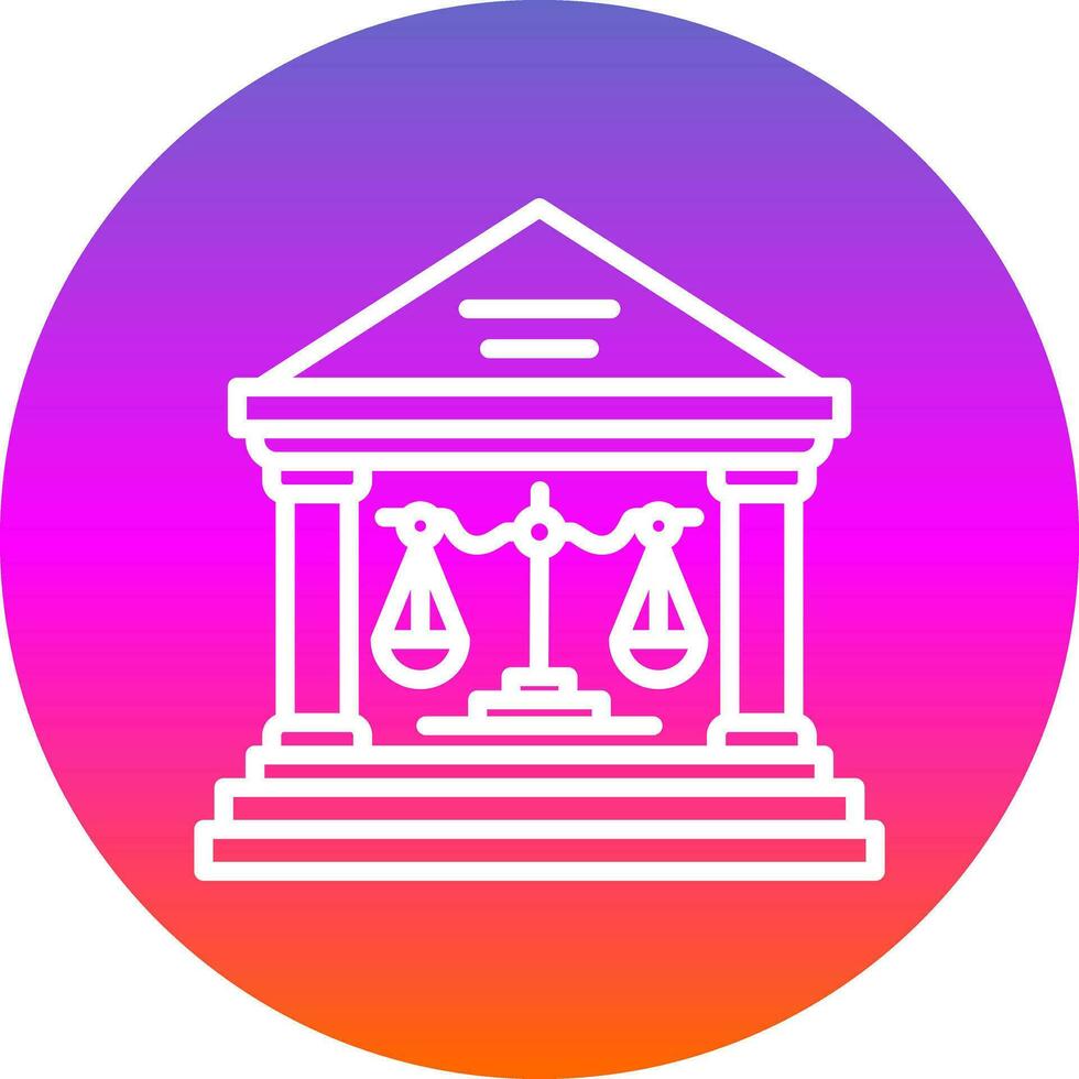 Supreme court Vector Icon Design