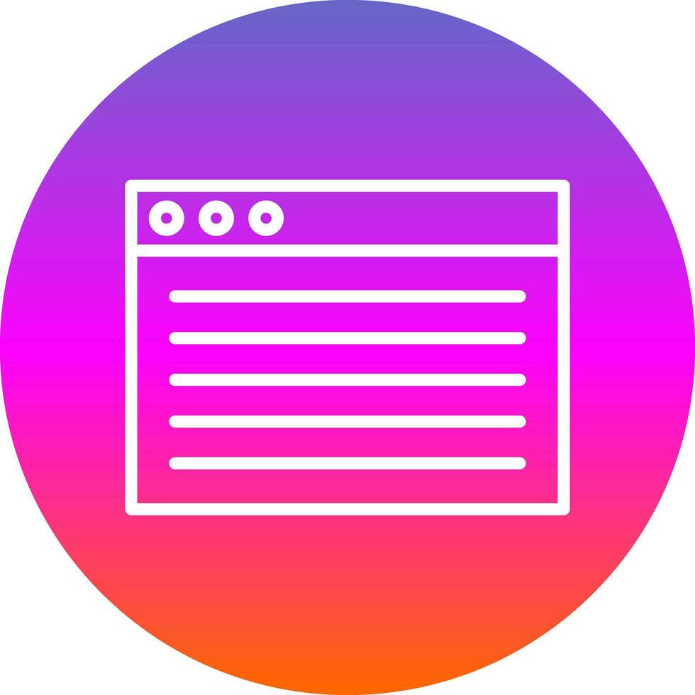 Web Vector Icon Design