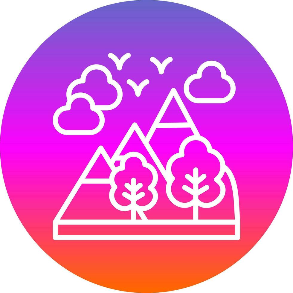 Alps Vector Icon Design