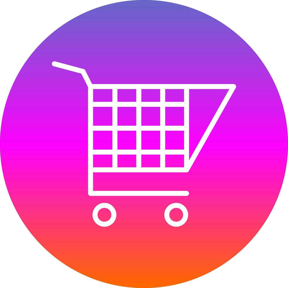 diseño de icono de vector de carrito de compras