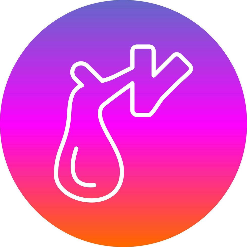 Gallbladder Vector Icon Design