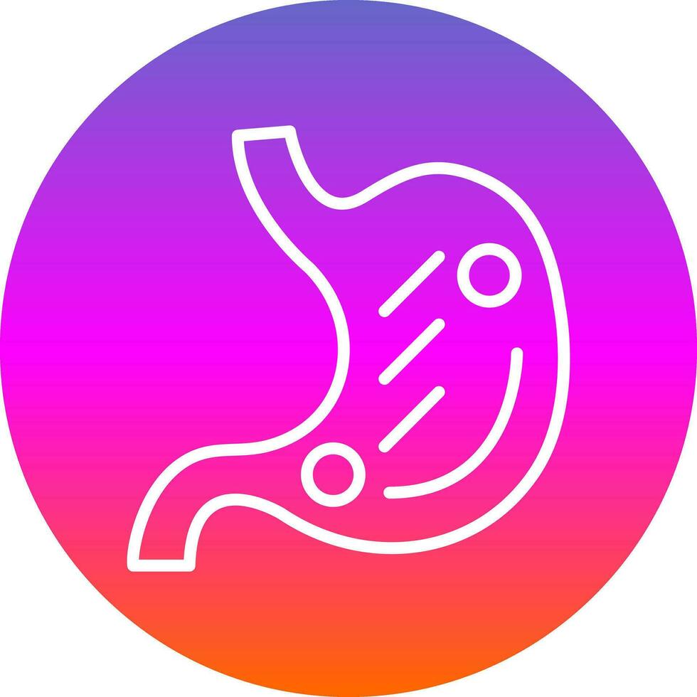 Stomach Vector Icon Design