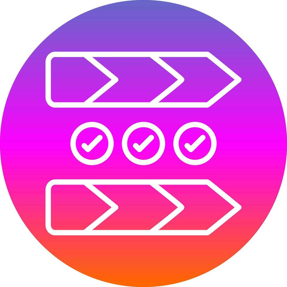 Value chain Vector Icon Design