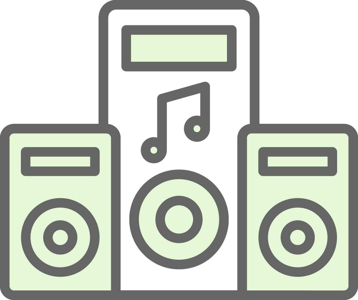 Speaker Vector Icon Design