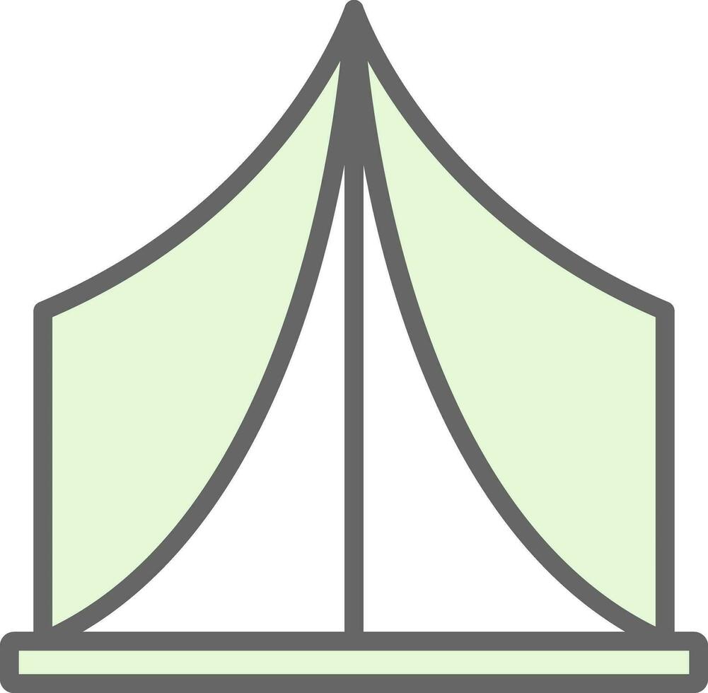 Tent Vector Icon Design