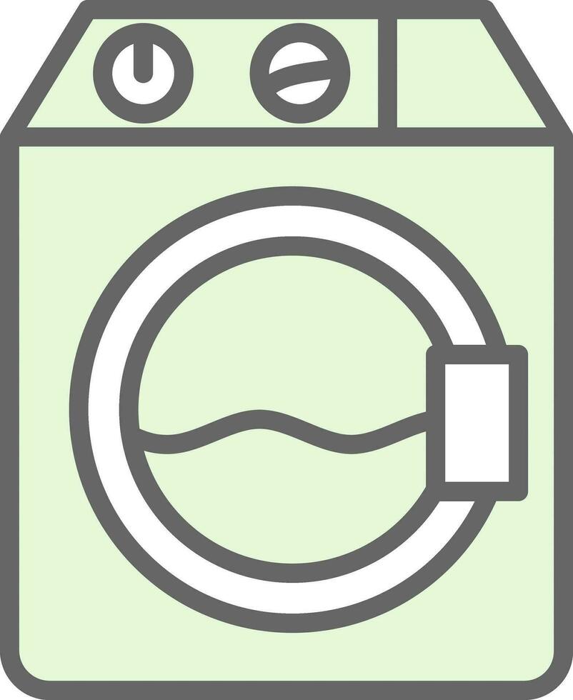 Washer machine Vector Icon Design