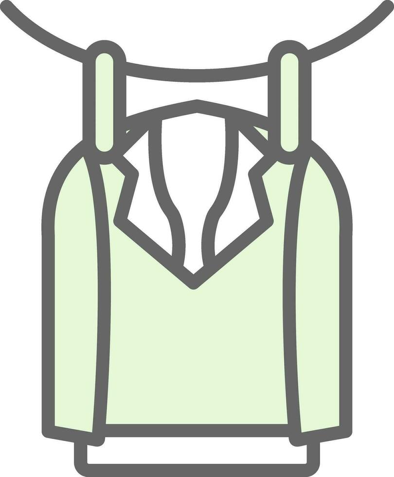 diseño de icono de vector de ropa limpia