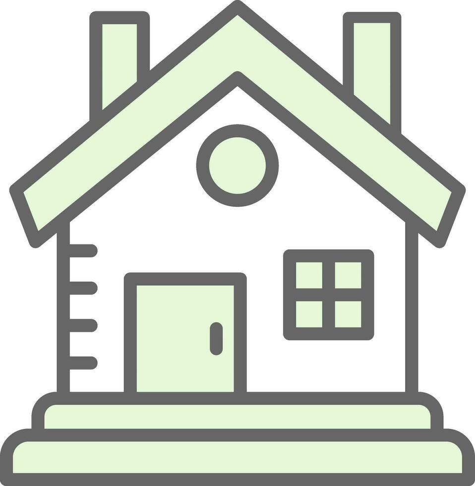 Cabin Vector Icon Design