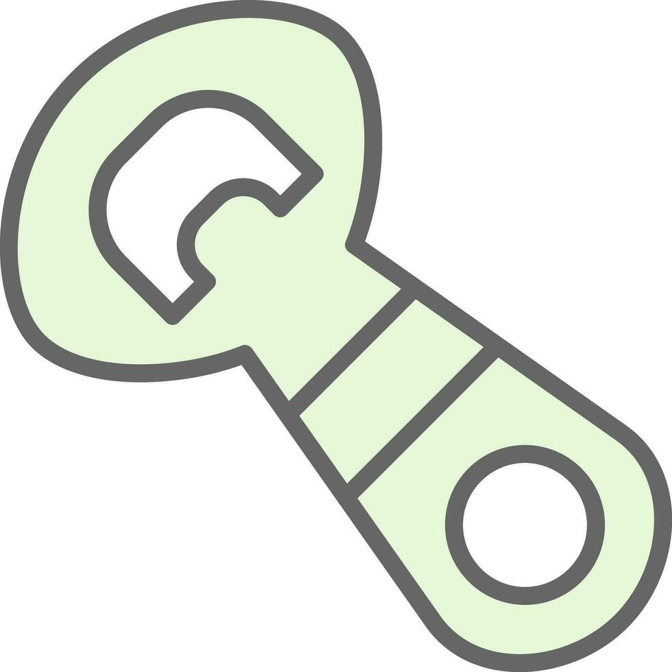 Bottle opener Vector Icon Design