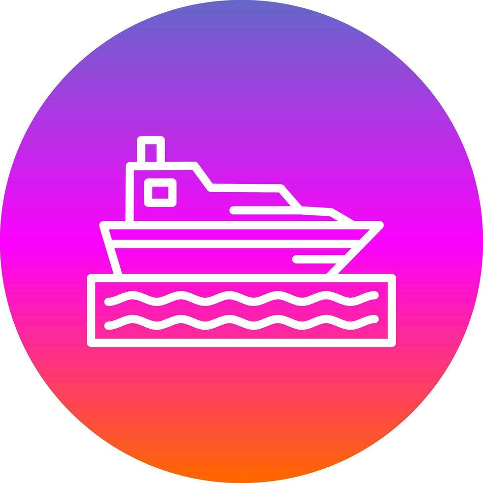 Boat Vector Icon Design