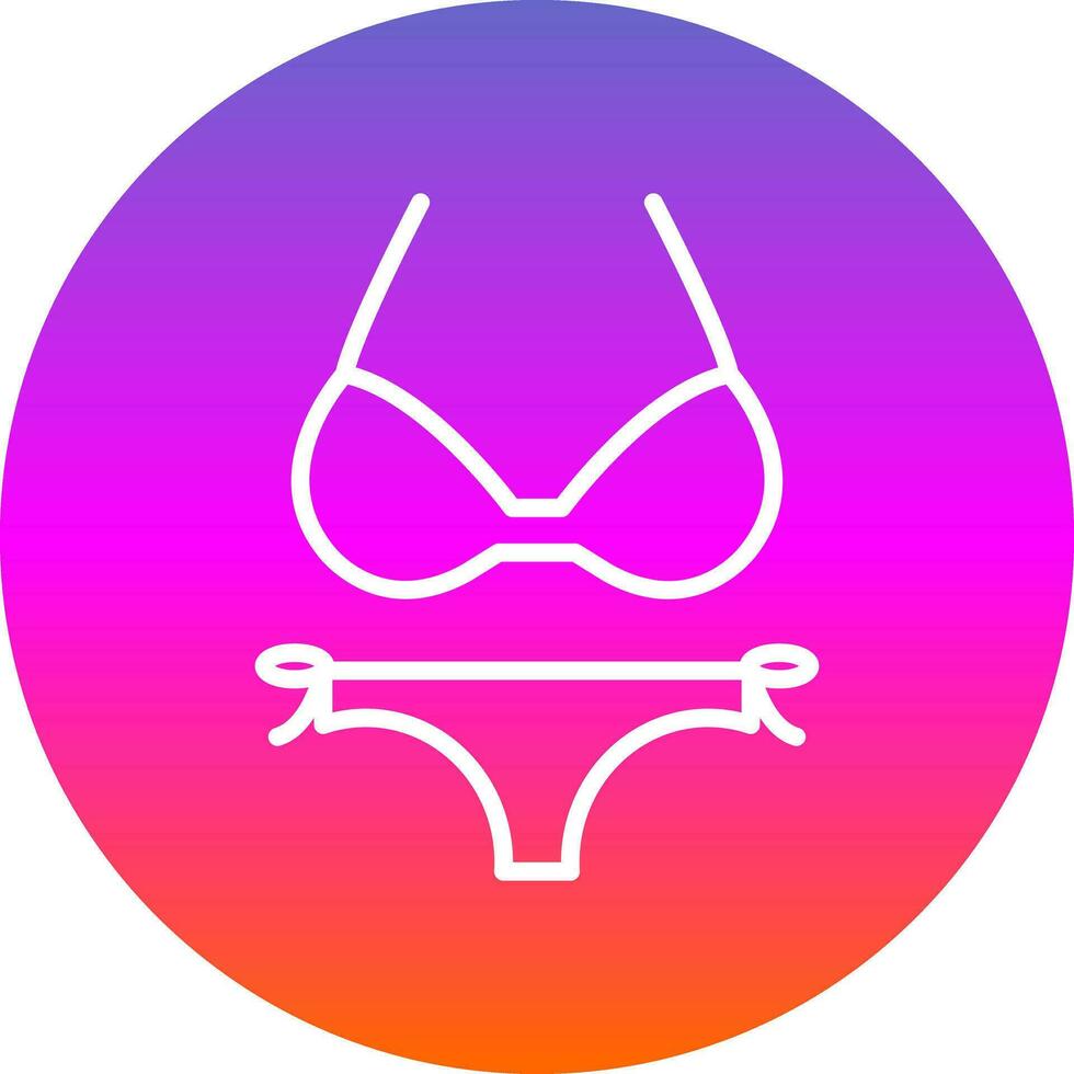 Bikini Vector Icon Design